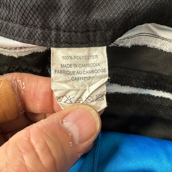 O'Neill Men's Blue/Black Board Swimming‎ Trunks Size 32 Surf Sand Beach Pool - Picture 6 of 11